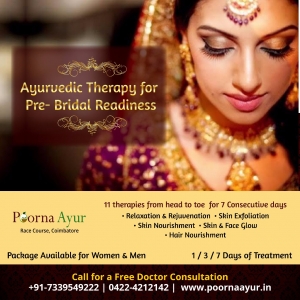 Ayurveda Bridal Package at PoornaAyur